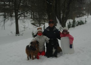 The Fam in Snow