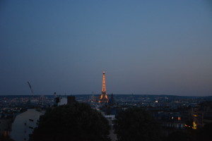 Eiffel View from our Balcony